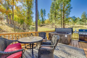 Ruidoso Rental with Private Hot Tub Walk to Midtown